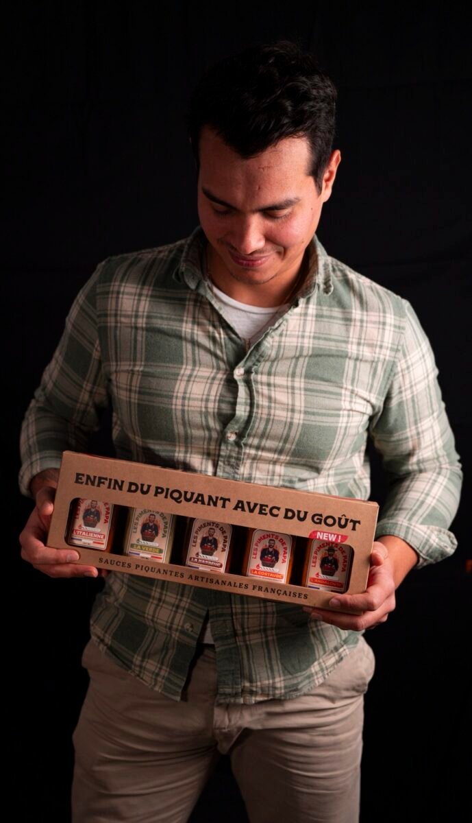 Photographie produit pour la marque Les Piments de Papa. Rufino Studio, photographe produit à Toulouse.