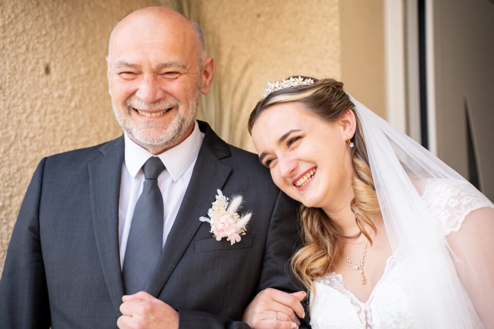 Reportage photo et vidéo du mariage de Cécile & Federico, célébré à Toulouse le 25 avril 2026. Duo photographe + vidéaste Rufino Studio.