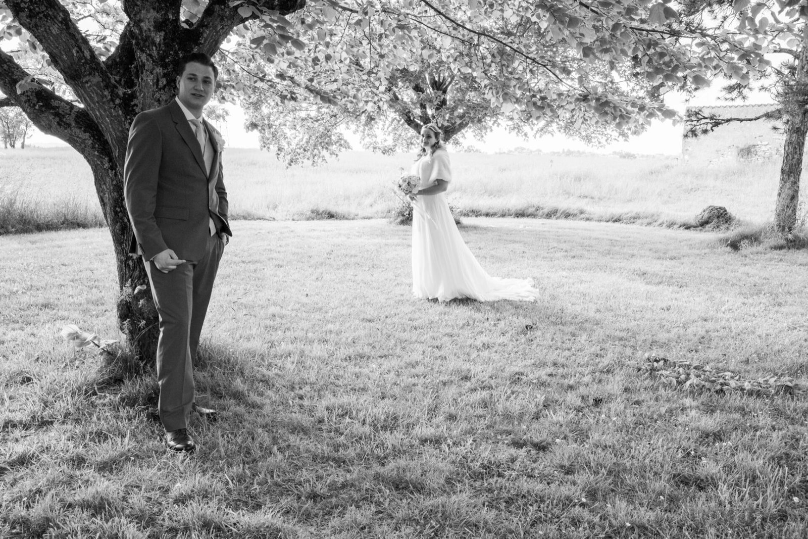 Vidéaste mariage Toulouse · première rencontre du couple en noir et blanc, écriture cinéma par Pablo Rufino.
