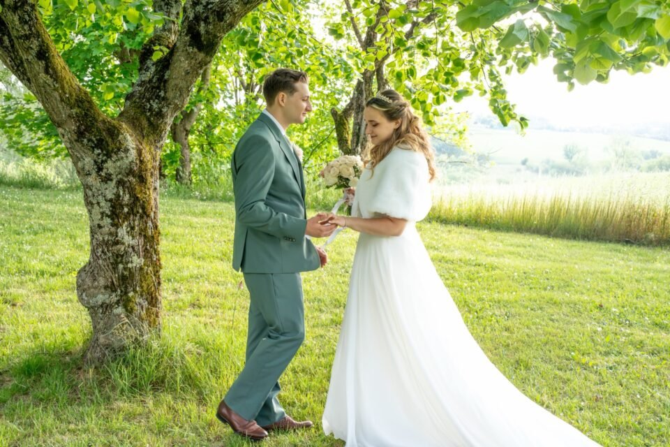 Reportage photo et vidéo du mariage de Cécile & Federico, célébré à Toulouse le 25 avril 2026. Duo photographe + vidéaste Rufino Studio.
