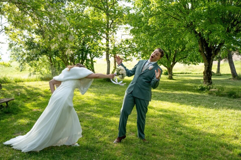 Reportage photo et vidéo du mariage de Cécile & Federico, célébré à Toulouse le 25 avril 2026. Duo photographe + vidéaste Rufino Studio.